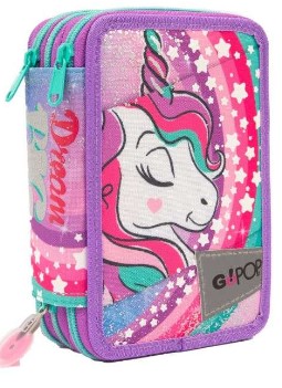GO POP ASTUCCIO 3 ZIP UNICORN